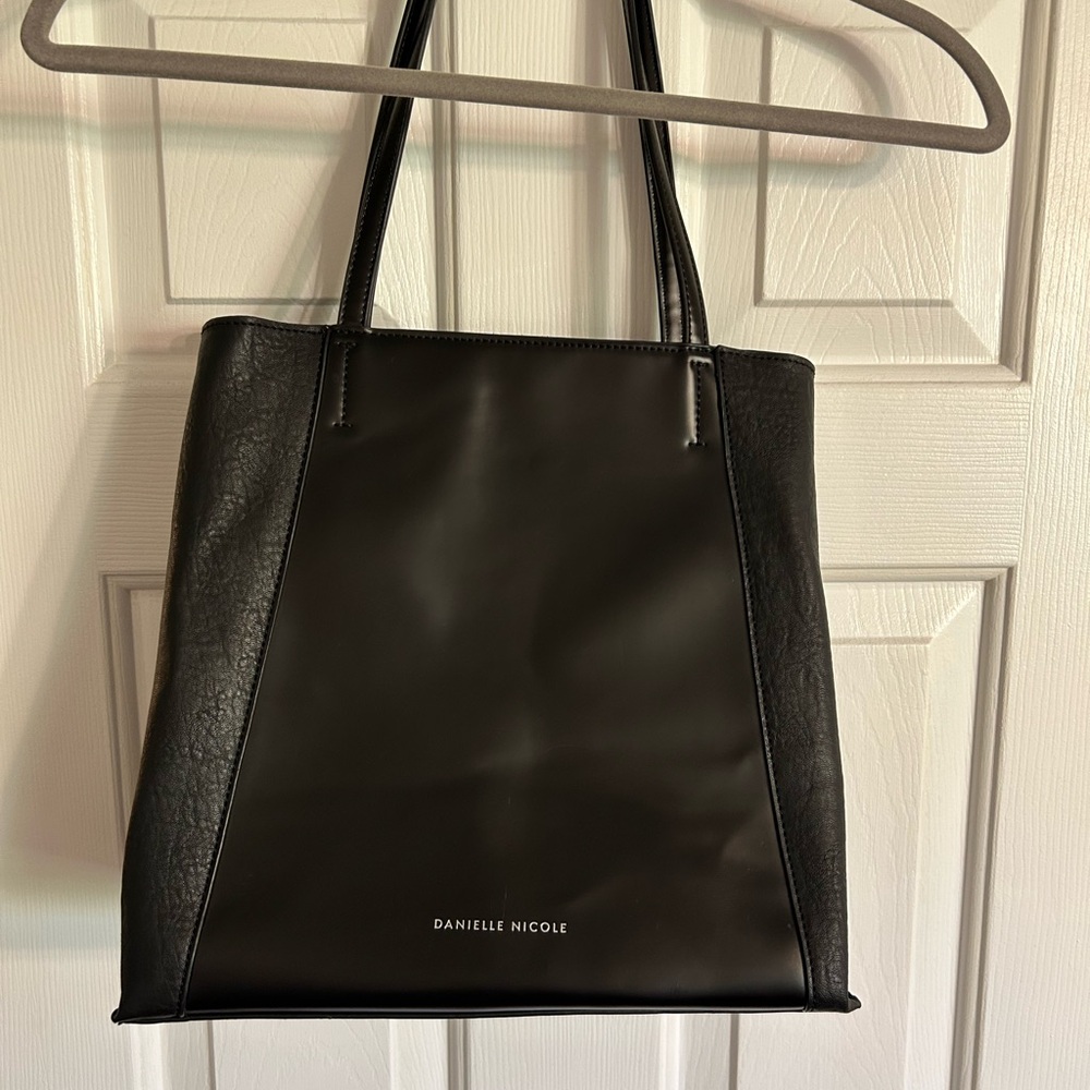 Danielle Nicole Black Studded Tote Bag - image 2